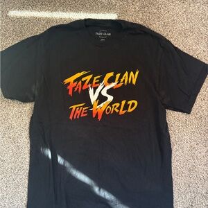 FaZe Clan 2019 World Cup Black Logo Crewneck T-Shirt